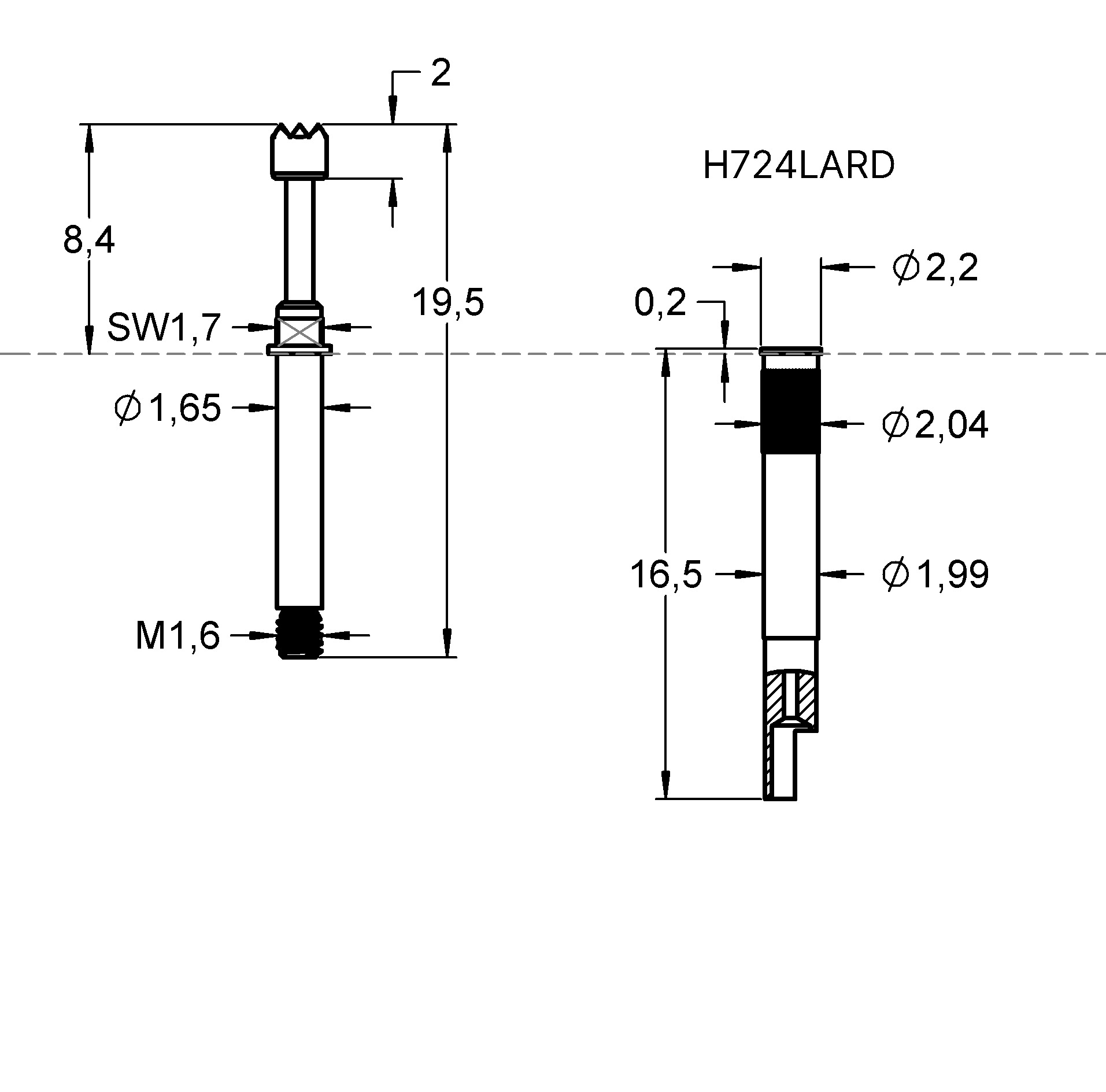 HCF72406B200G150A